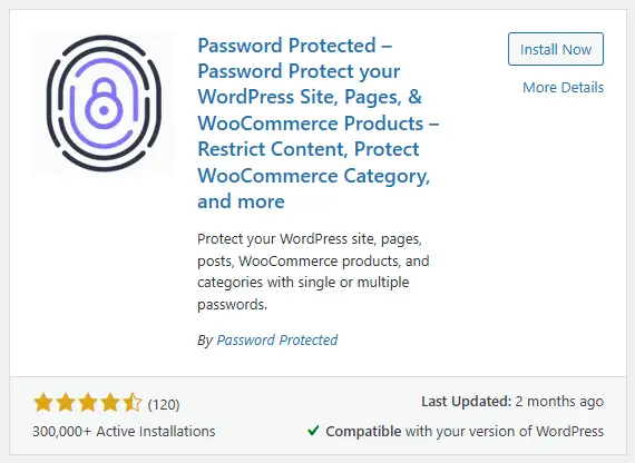 Hide a WordPress Site While Editing using PasswordProtect